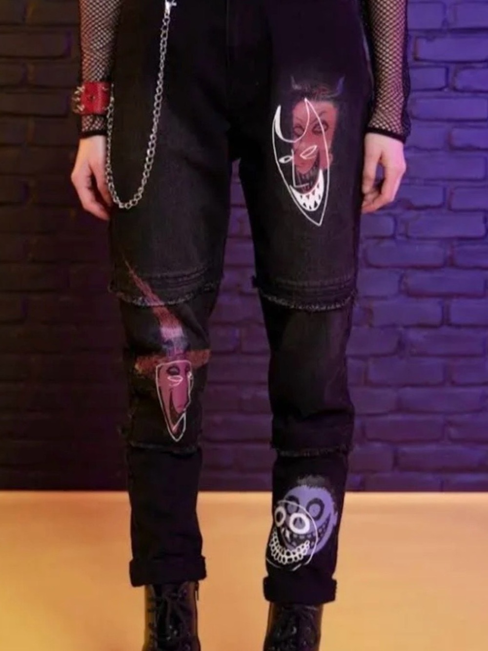 Disney Her Universe The Nightmare Before Christmas Black Rare & Unique Jeans